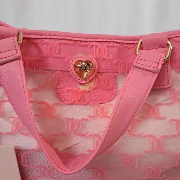 Juicy Couture Juicy Gelato Pink Lemonade Square Tote NWT - Picture 4 of 9